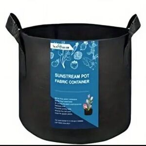 Heavy Duty Thickened Nonwoven Breathable Fabric Pots/ Grow Bags W/ Handles 10Gal